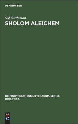 Sholom Aleichem: A Non-Critical Introduction