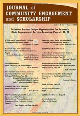 Journal of Community Engagement and Scholarship, Vol. 2 No. 1: Summer 2009
