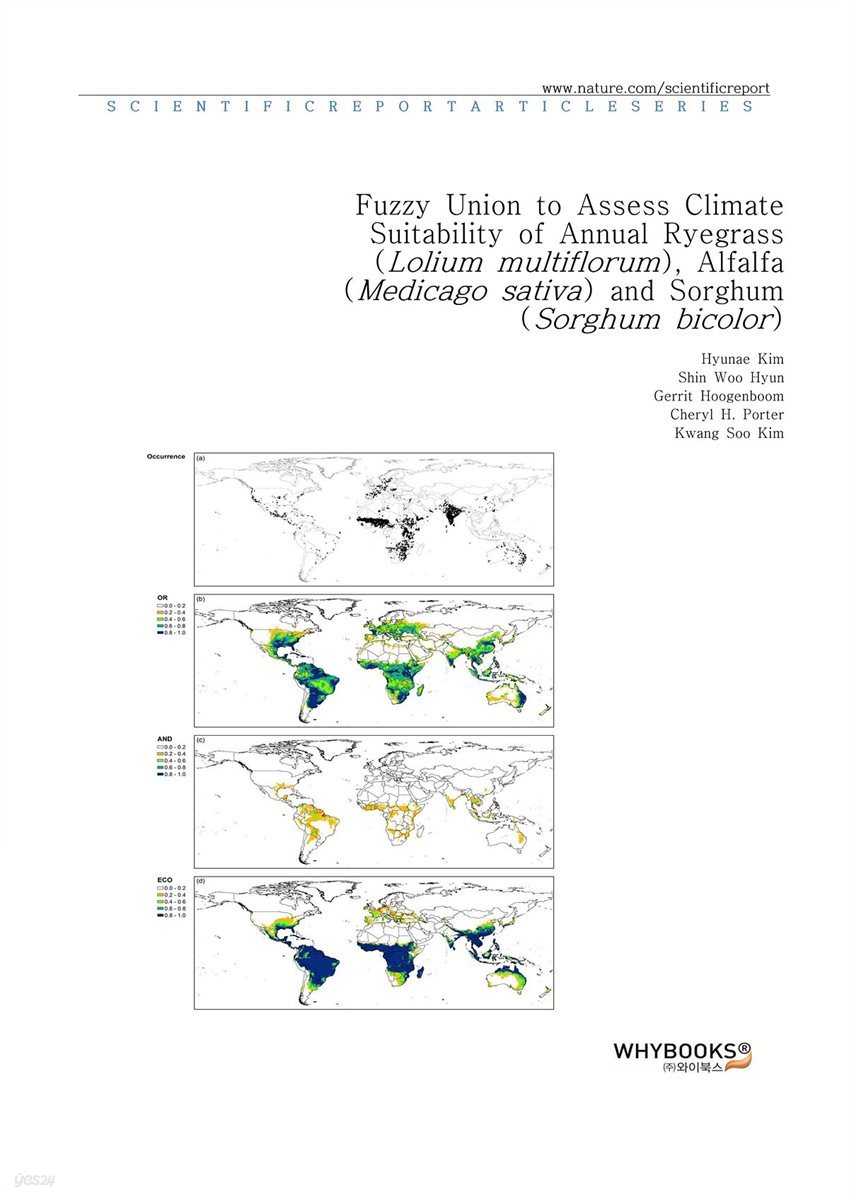Fuzzy Union to Assess Climate Suitability of Annual Ryegrass (Lolium multiflorum), Alfalfa (Medicago sativa) and Sorghum (Sorghum bicolor)