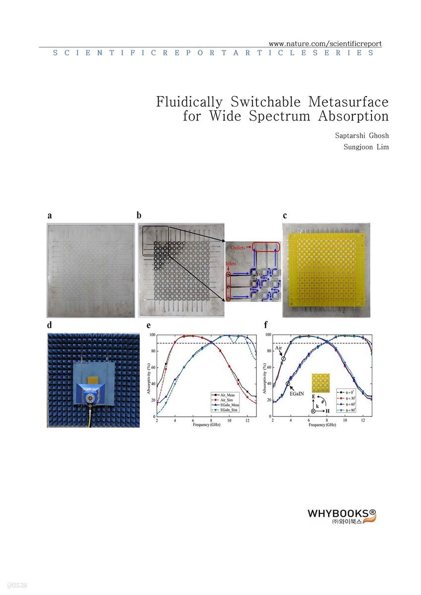 Fluidically Switchable Metasurface for Wide Spectrum Absorption