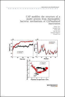 CAP modifies the structure of a model protein from thermophilic bacteria mechanisms of CAP-mediated inactivation