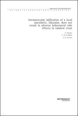 Intramuscular infiltration of a local anesthetic, lidocaine, does not result in adverse behavioural side effects in rainbow trout