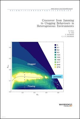 Crossover from Jamming to Clogging Behaviours in Heterogeneous Environments