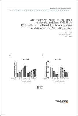 Anti-survivin effect of the small molecule inhibitor YM155 in RCC cells is mediated by time-dependent inhibition of the NF-B pathway