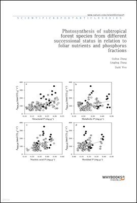 Photosynthesis of subtropical forest species from different successional status in relation to foliar nutrients and phosphorus fractions