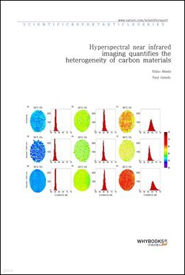 Hyperspectral near infrared imaging quantifies the heterogeneity of carbon materials