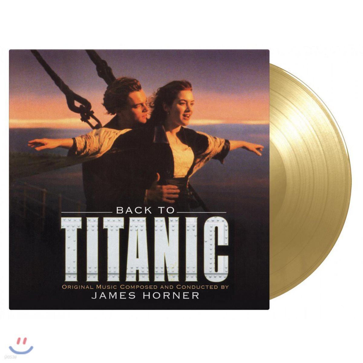 타이타닉 영화음악 (Back To Titanic OST by James Horner 제임스 호너) [골드 컬러 2LP]