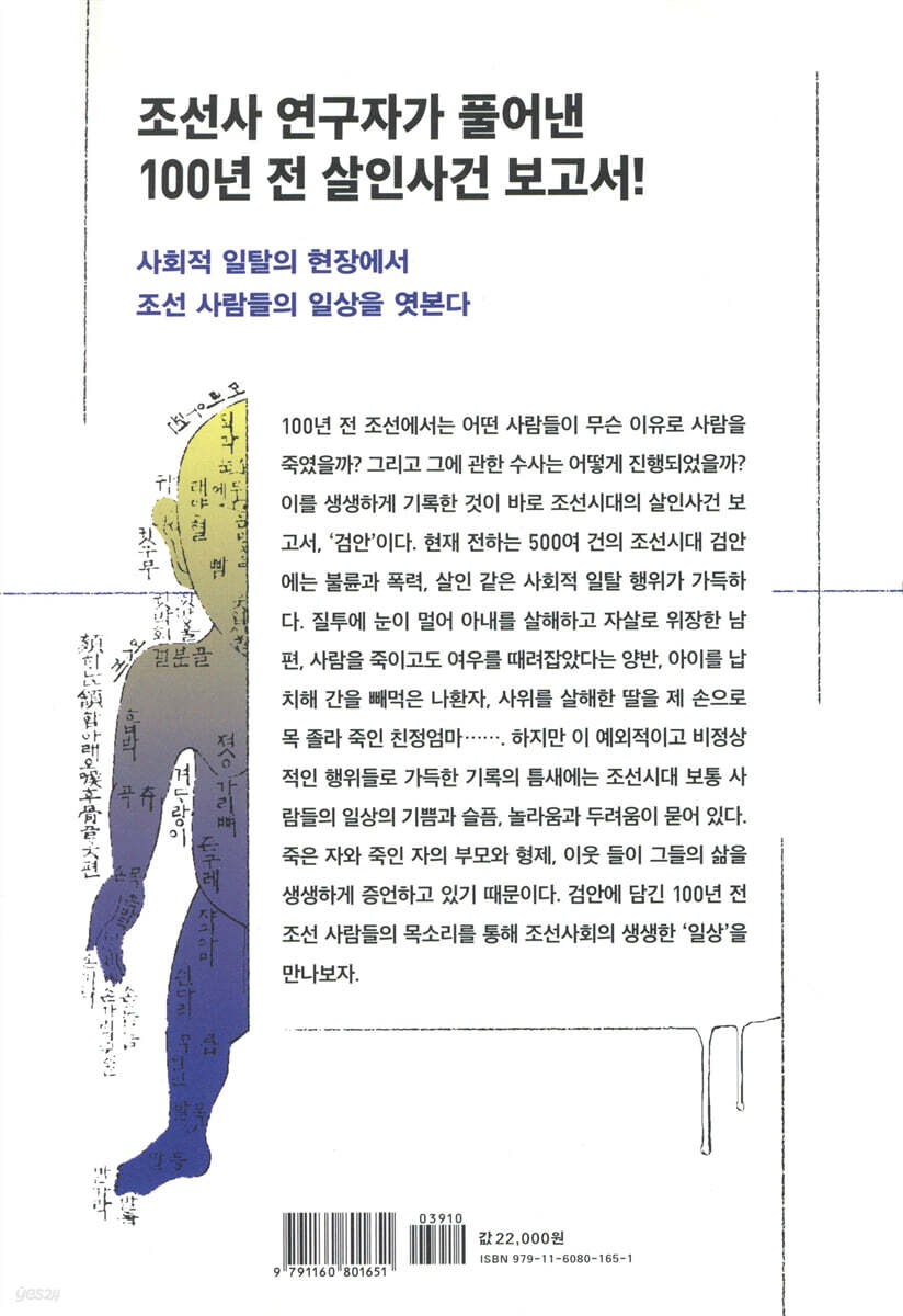 100년 전 살인사건 | 김호 | 휴머니스트 - 예스24