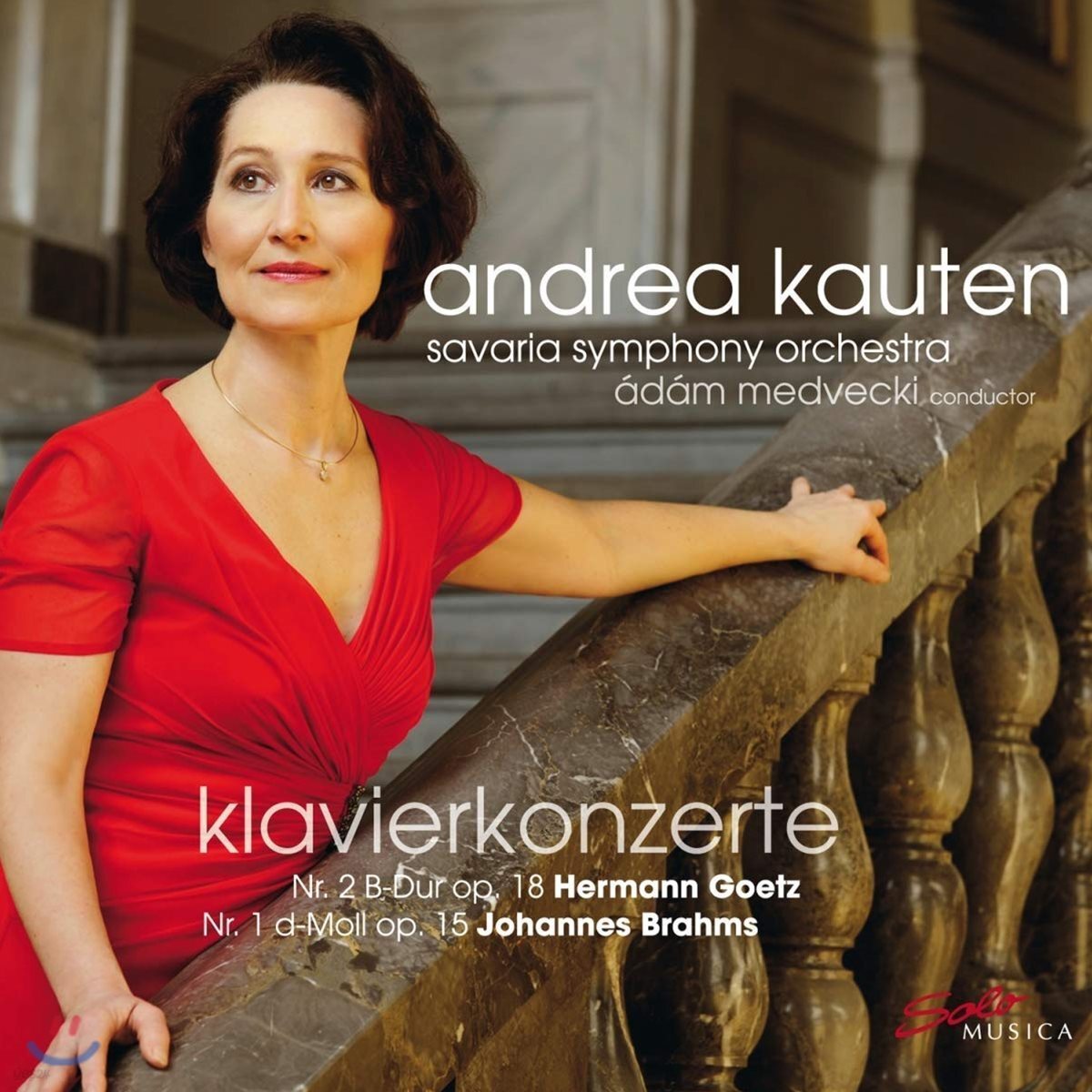 Andrea Kauten 브람스: 피아노 협주곡 1번 / 괴츠: 피아노 협주곡 2번 (Kauten: Piano Concertos) 안드레아 카우텐 [2CD]