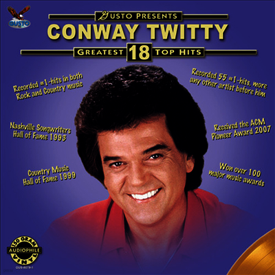 Conway Twitty — Greatest 18 Top Hits 앨범 커버