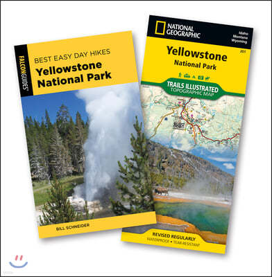 Best Easy Day Hiking Guide and Trail Map Bundle: Yellowstone National Park [With Map]