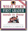 What Your First Grader Needs to Know