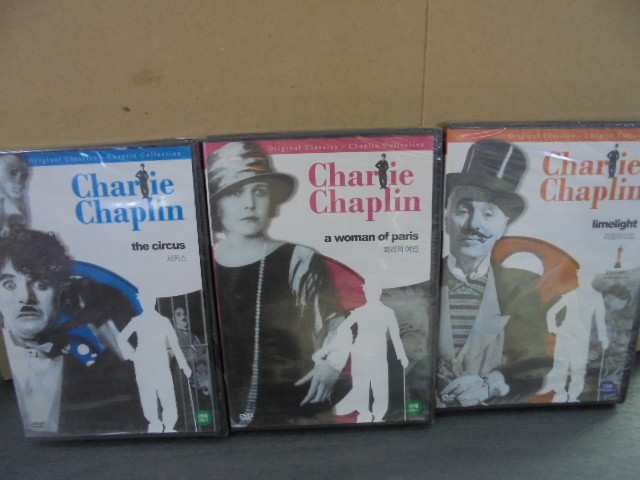 찰리 채플린 (뉴욕의왕,살인광시대,서커스,파리의 여인,라임라이트)5종세트