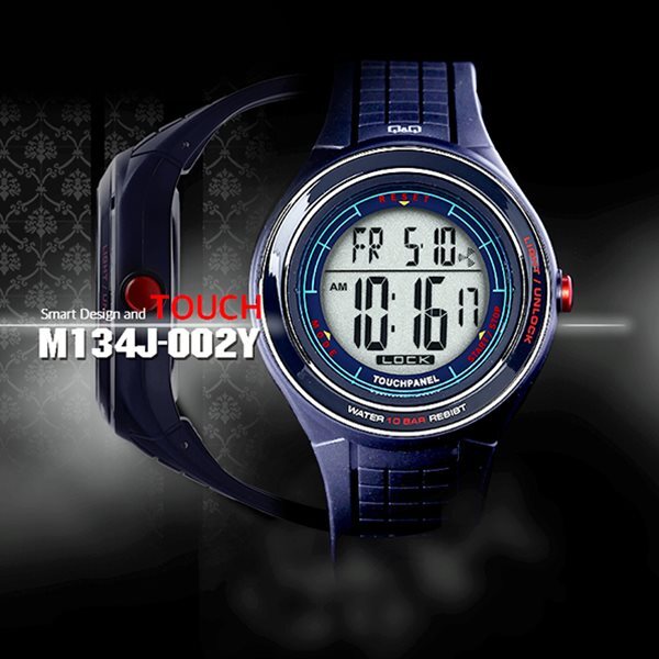 정품 큐앤큐시계 M134J-002Y 군인시계 디지털시계 빅페이스 당일발송 - YES24