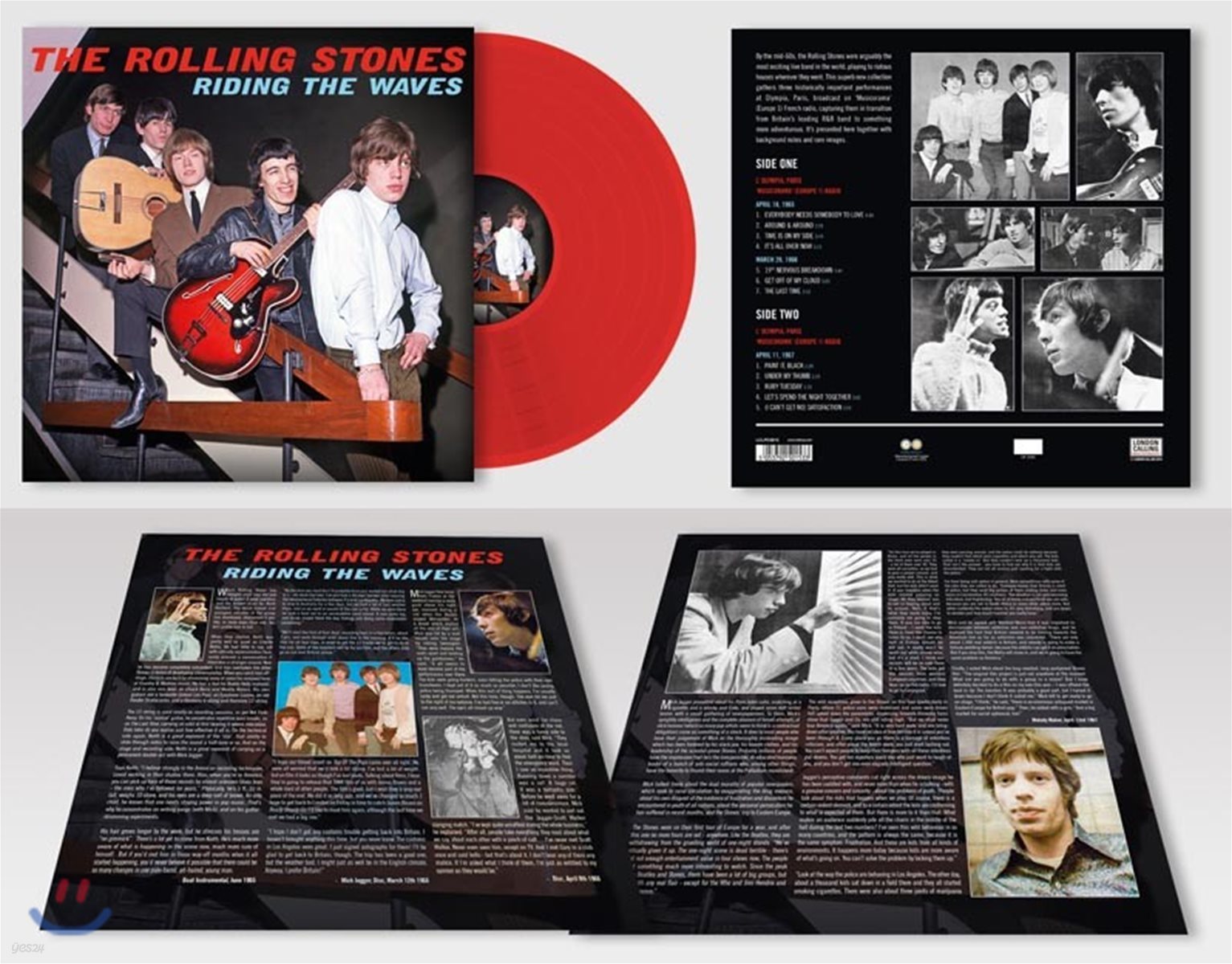 The Rolling Stones (롤링스톤스) - Riding The Waves [레드 컬러 LP]