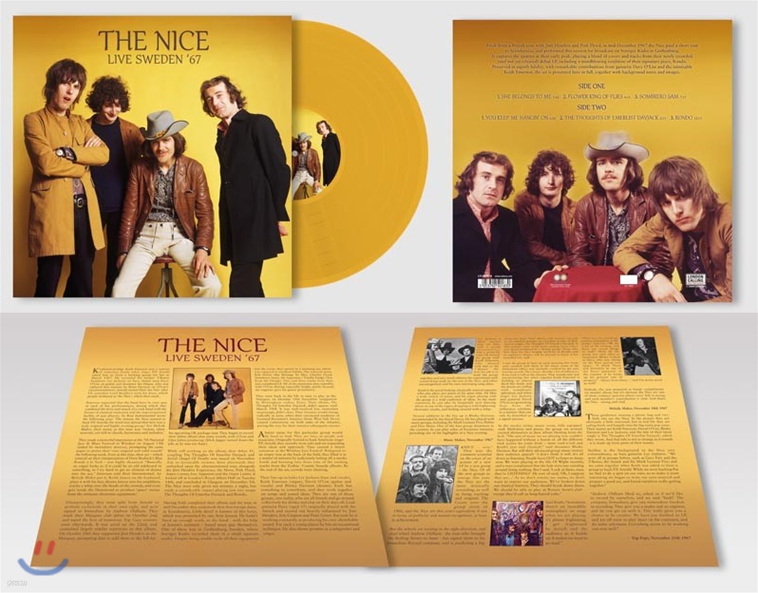 The Nice (나이스) - Live Sweden '67 [그린 컬러 LP]