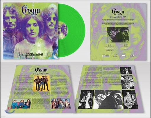 Cream — Live Stockholm 1967 앨범 커버