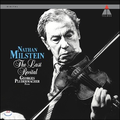 Georges Pludermacher — Nathan Milstein 나단 밀스타인 마지막 리사이틀 (Last Recital) 앨범 커버