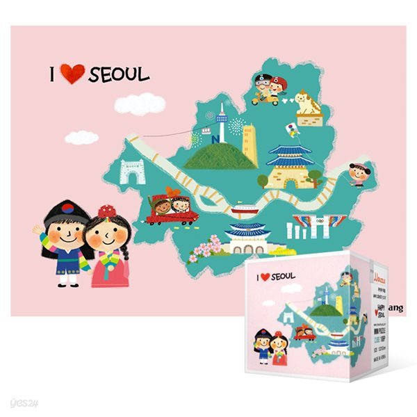 108피스 직소퍼즐 - 행복의 도시 서울 (미니)
