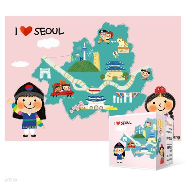 108피스 직소퍼즐 - 사랑의 도시 서울 (미니)