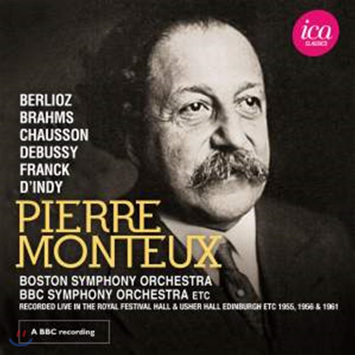 Pierre Monteux 피에르 몽퇴 BBC 녹음집 - 드뷔시: 영상 / 브람스: 교향곡 3번 / 하이든: 교향곡 102번 / 브람스: 바이올린 &amp; 이중 협주곡 [4CD Boxset]