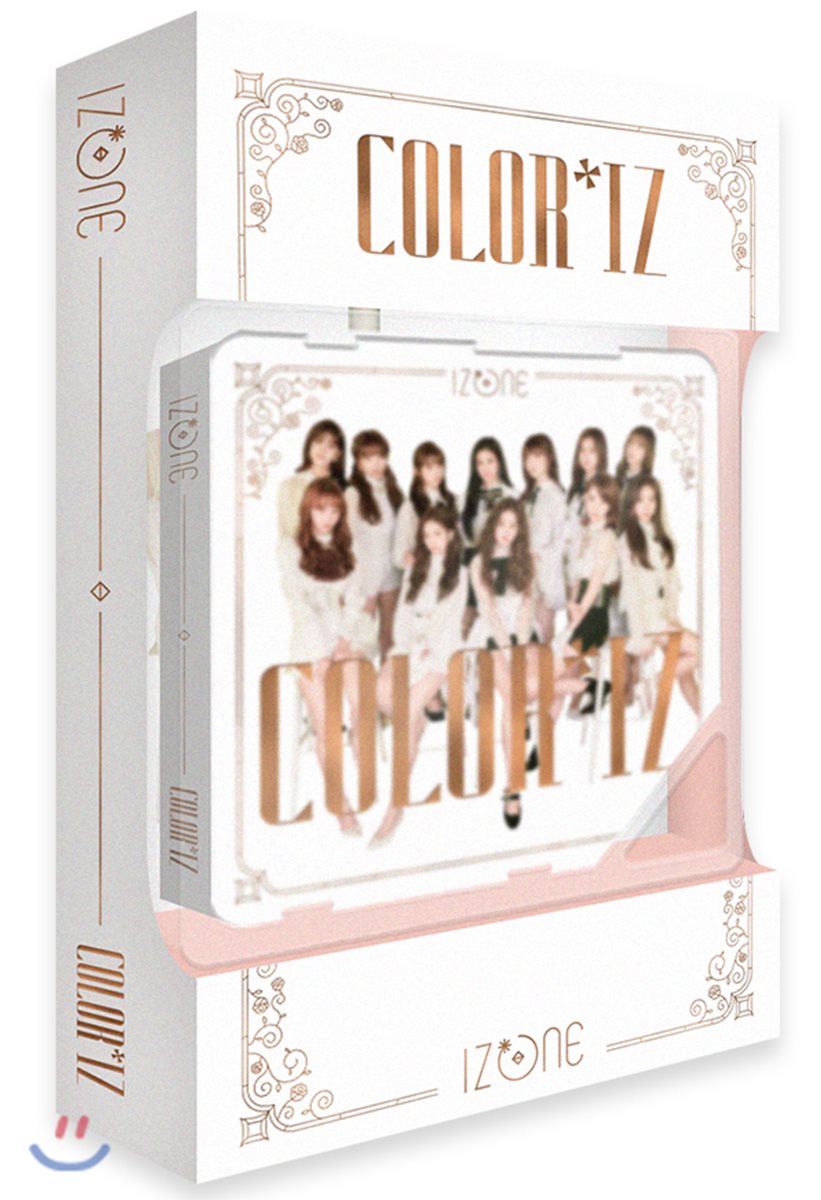 아이즈원 (IZ*ONE) - COLOR*IZ [Rose ver.] [스마트 뮤직 앨범(키노앨범)]