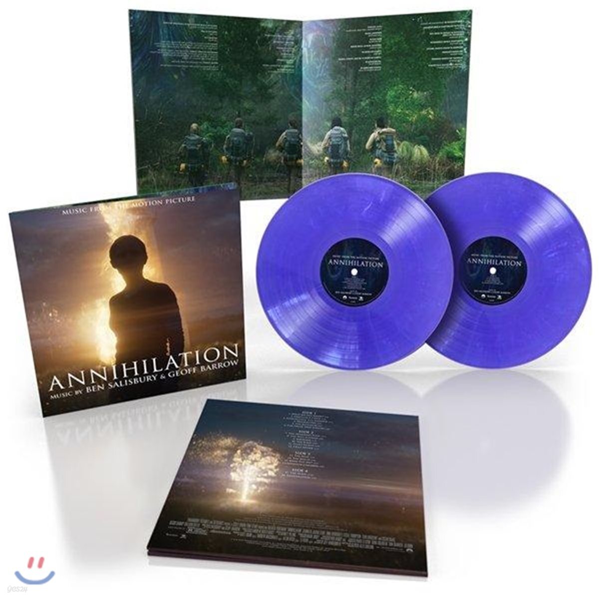 서던리치: 소멸의 땅 영화음악 (Annihilation OST by Ben Salisbury &amp; Geoff Barrow 벤 살리스버리 &amp; 제프 배로) [퍼플 컬러 2LP]
