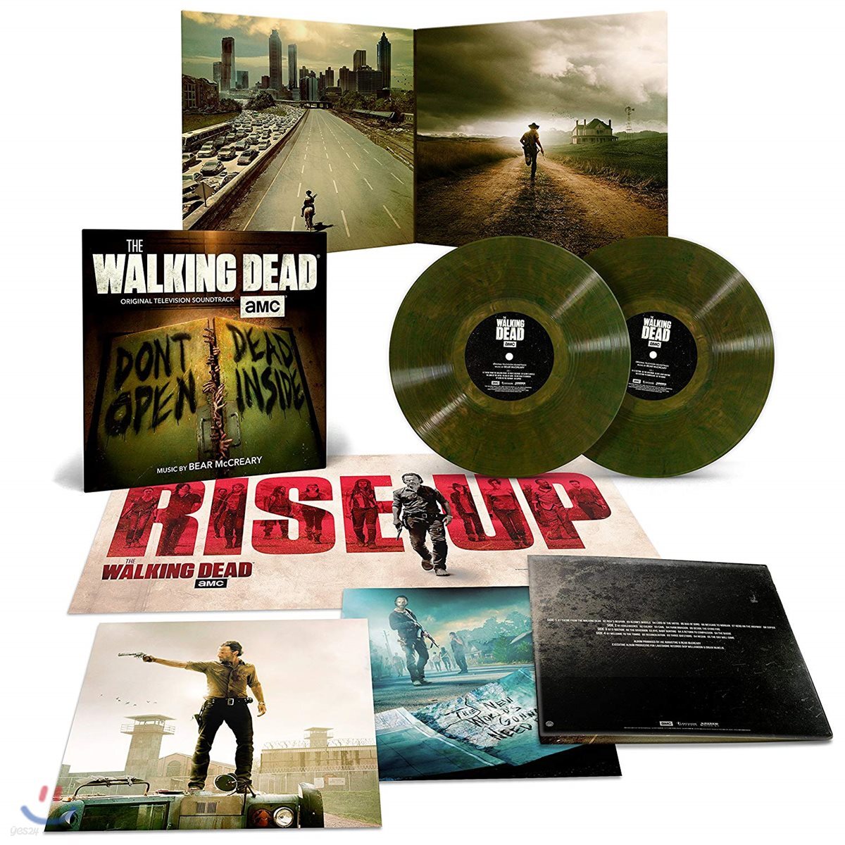 워킹데드 드라마 음악 (The Walking Dead OST by Bear McCreary) [그린 마블 컬러 2LP]