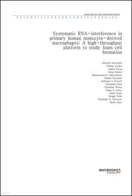 Systematic RNA-interference in primary human monocyte-derived macrophages A high-throughput platform to study foam cell formation