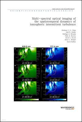 Multi-spectral optical imaging of the spatiotemporal dynamics of ionospheric intermittent turbulence