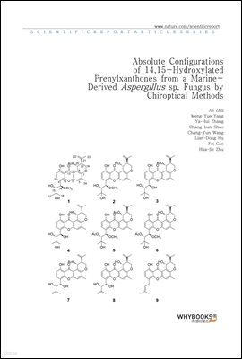 Absolute Configurations of 14,15-Hydroxylated Prenylxanthones from a Marine-Derived Aspergillus sp. Fungus by Chiroptical Methods
