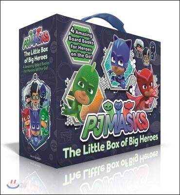 The Little Box of Big Heroes (Boxed Set): Pj Masks Save the Library; Hero School; Super Cat Speed; Race to the Moon!
