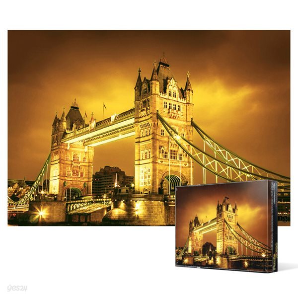 2000피스 직소퍼즐 - 황금빛 런던 타워 브릿지 (미니)