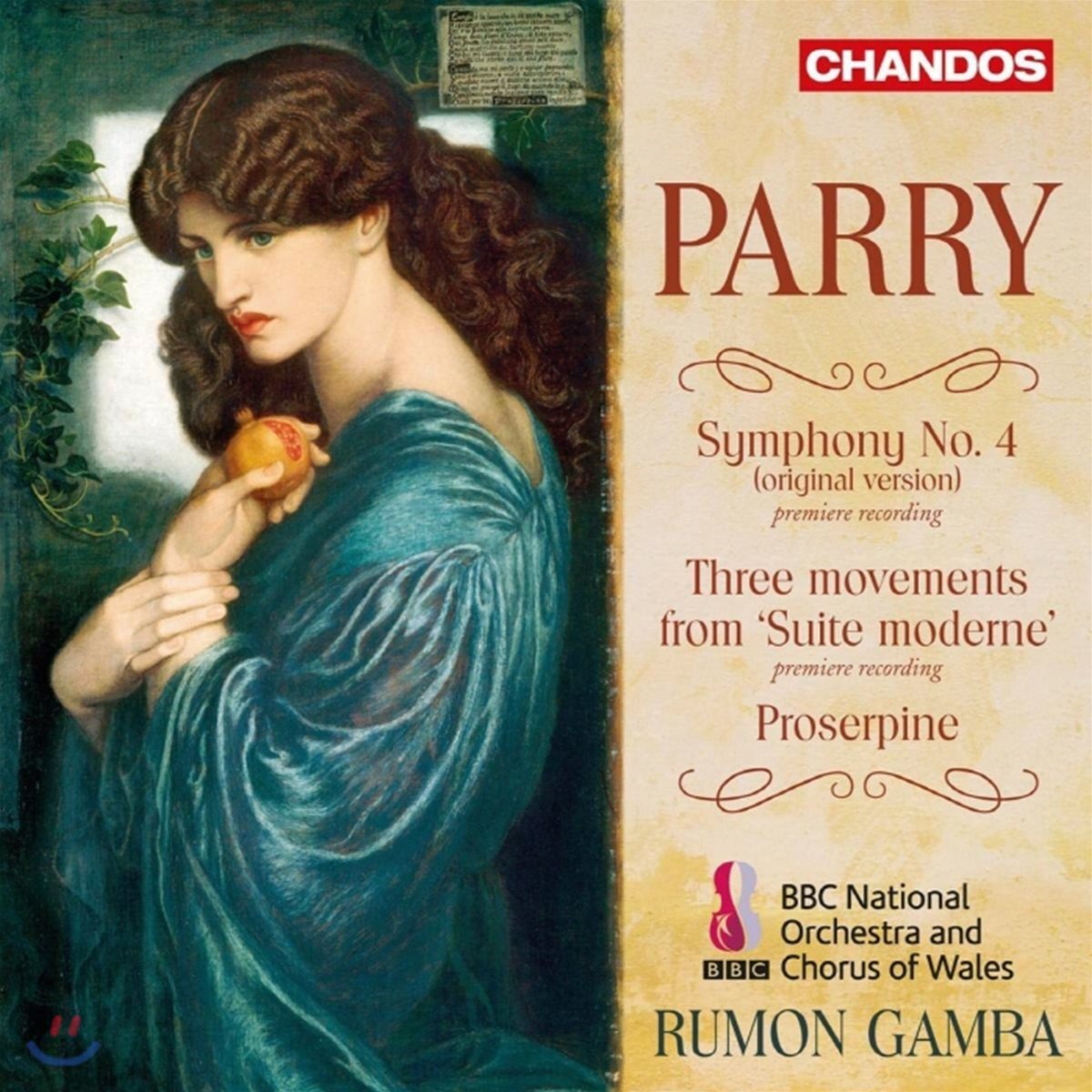 Rumon Gamba 휴버트 패리: 교향곡 4번, 발레 음악 ‘페르세포네’ 외 (Hubert Parry: Symphony No.4)