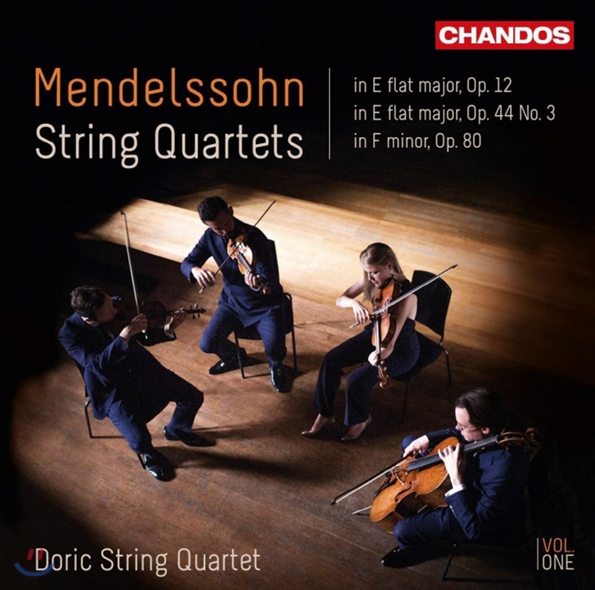 Doric String Quartet 멘델스존: 현악 사중주 1집 - 도릭 현악 사중주단 (Mendelssohn: String Quartets Vol.1) 