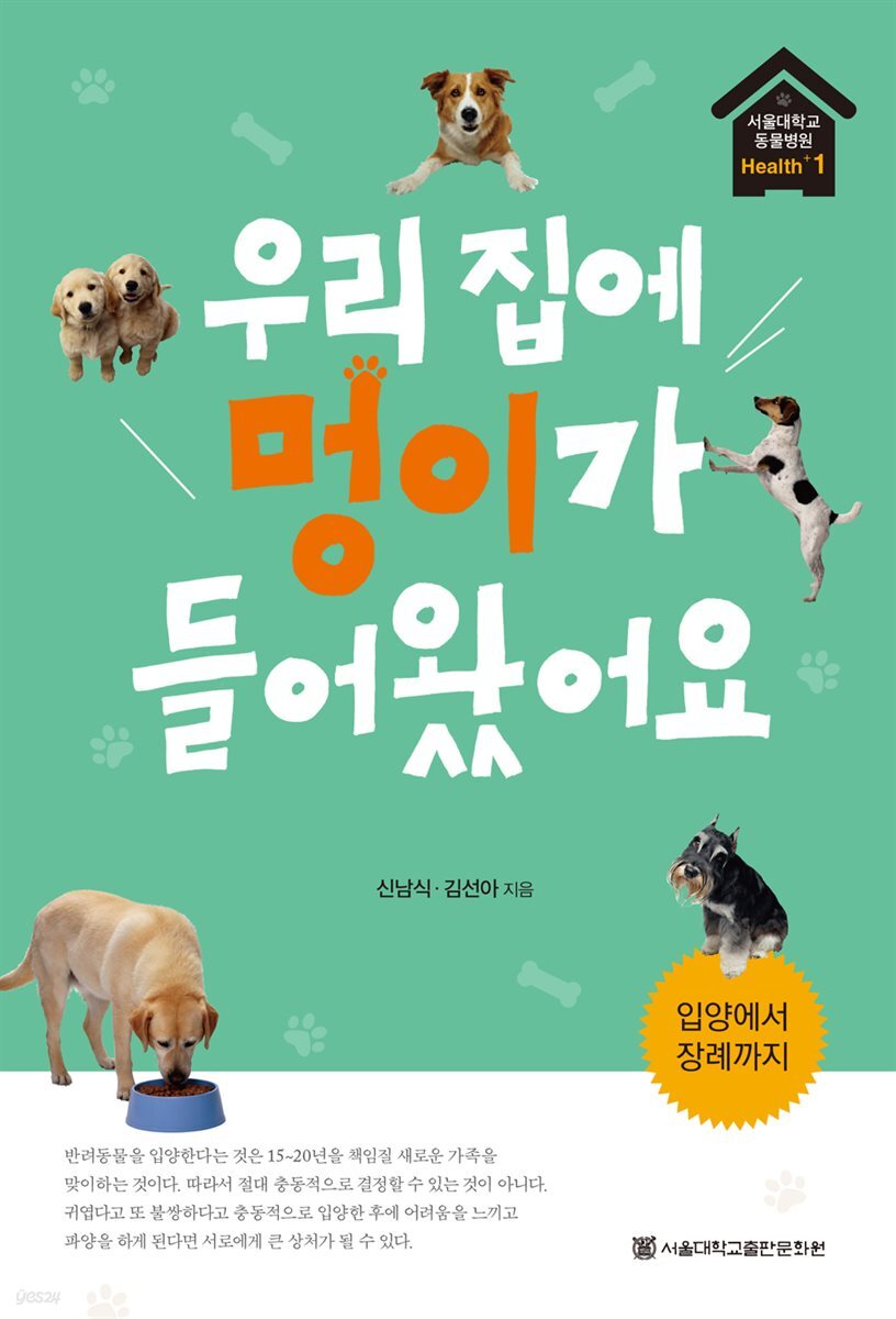 우리 집에 멍이가 들어왔어요