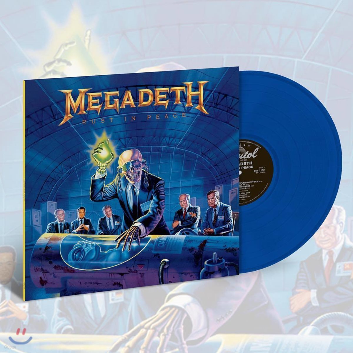 Megadeth (메가데스) - Rust In Peace [투명 블루 컬러 LP]