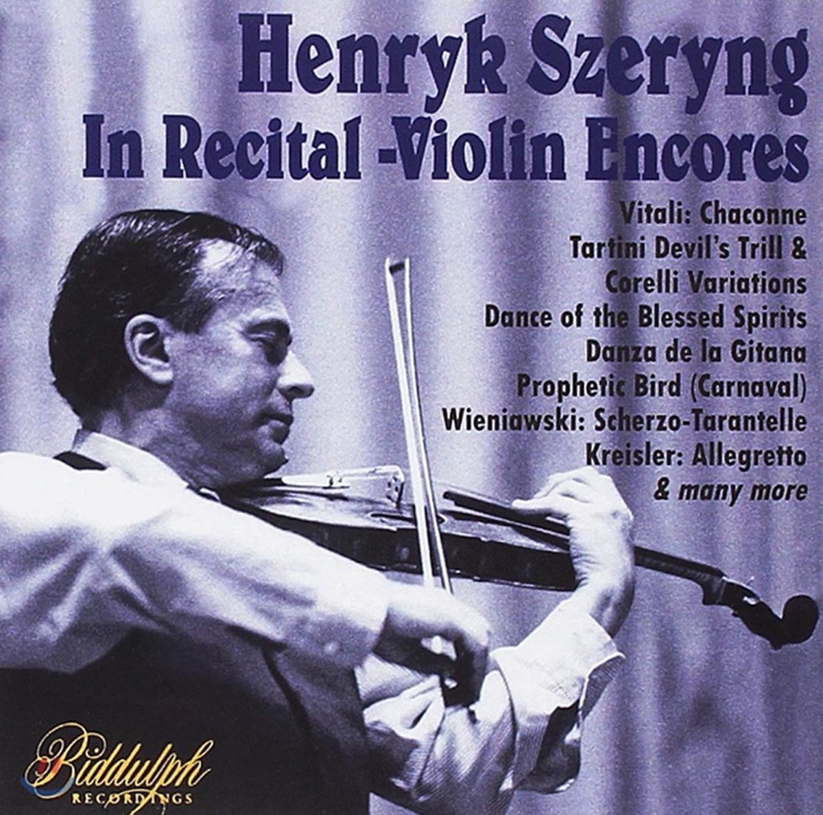 Henryk Szeryng 헨릭 셰링 바이올린 리사이틀 (In Recital - Violin Encores)