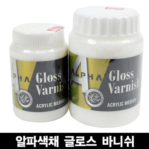 알파색채 글로스 바니쉬 250ml 광택용