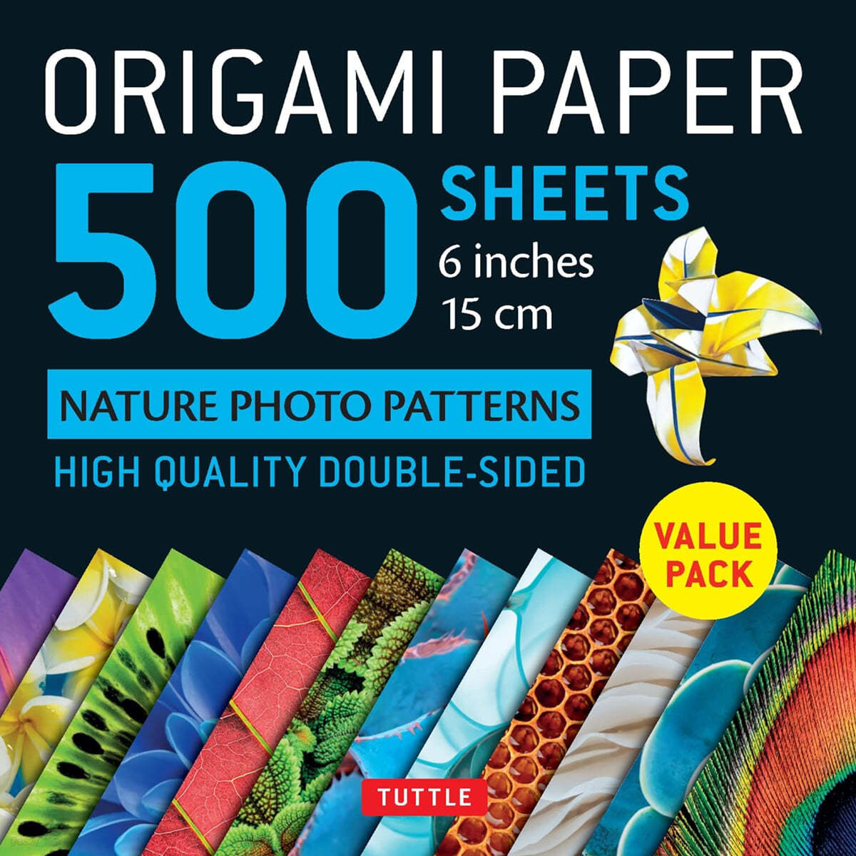 Origami Paper 500 Sheets Nature Photo Patterns 6 (15 CM): Tuttle Origami Paper: Double-Sided Origami Sheets Printed with 12 Different Designs (Instruc