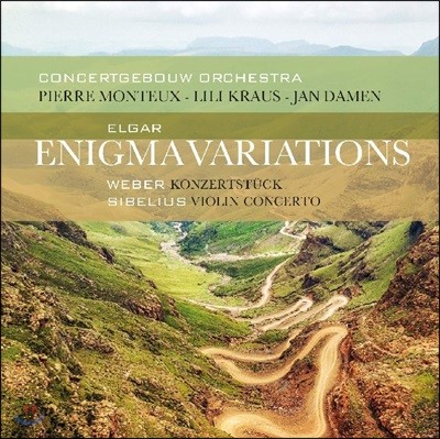 Pierre Monteux  :  ְ / : ְ / ú콺: ̿ø ְ (Elgar: Enigma Variations / Weber: Konzertstuck / Sibelius: Violin Concerto)