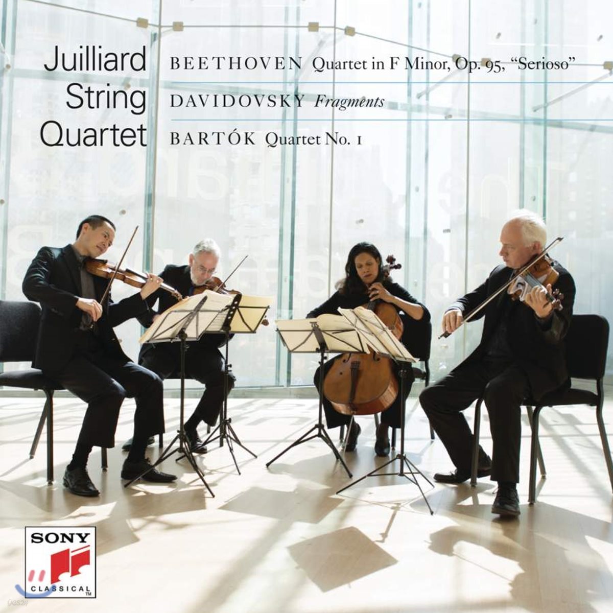 Juilliard String Quartet 베토벤: 현악 4중주 11번 '세리오소' / 다비도프스키: '조각' / 바르톡: 현악 4중주 1번