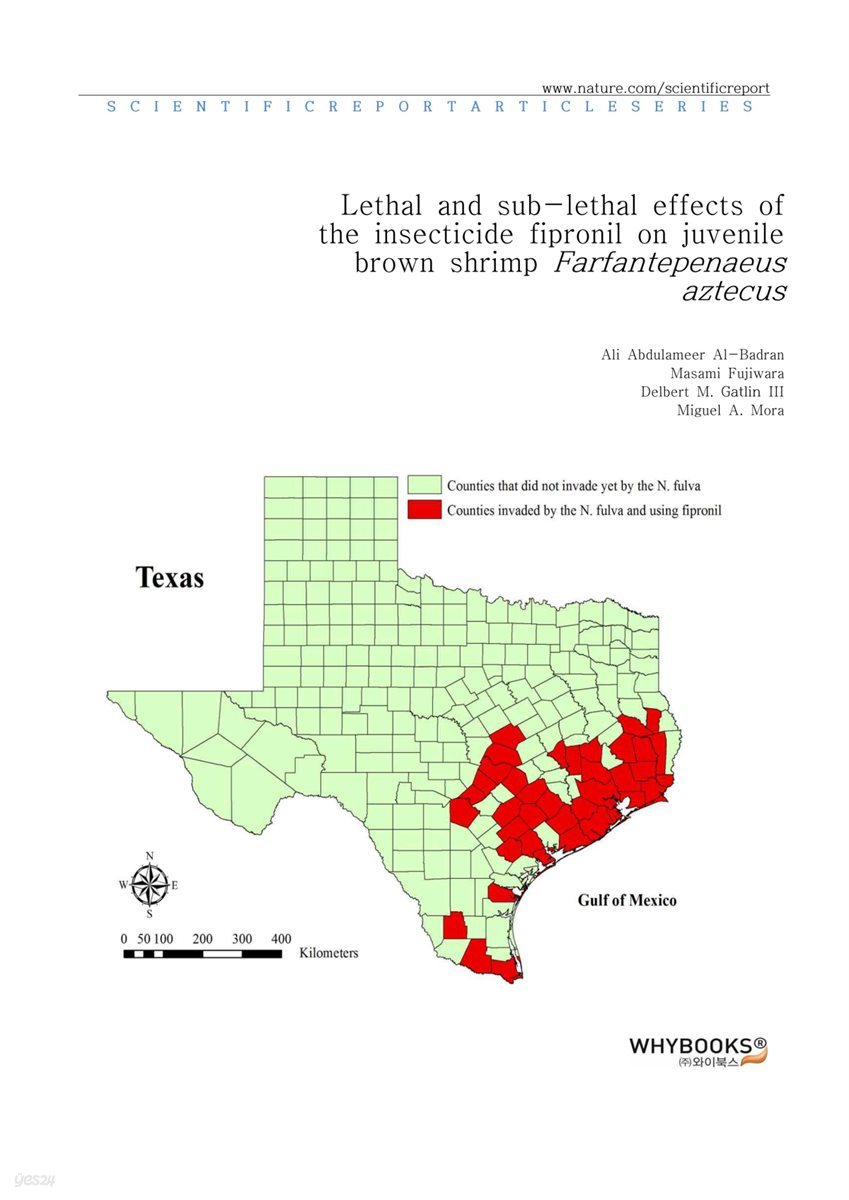 Lethal and sub-lethal effects of the insecticide fipronil on juvenile brown shrimp Farfantepenaeus aztecus