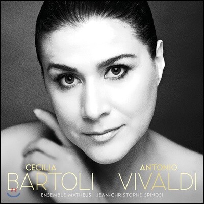 Cecilia Bartoli, Ensemble Matheus, Jean-Christophe Spinosi — Cecilia Bartoli 체칠리아 바르톨리가 부르는 비발디 아리아 (sings Vivaldi) 앨범 커버