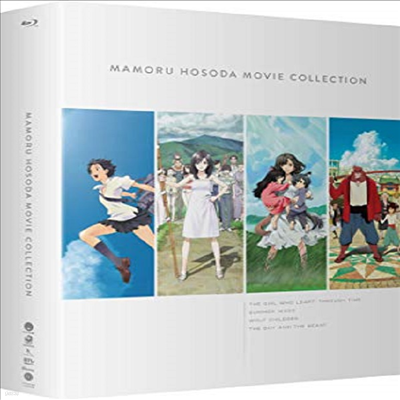 Mamoru Hosoda Movie Collection: The Girl Who Leapt Through Time / Summer Wars / Wolf Children / The Boy and the Beast (ȣҴ   ÷)(ѱ۹ڸ)(Blu-ray)