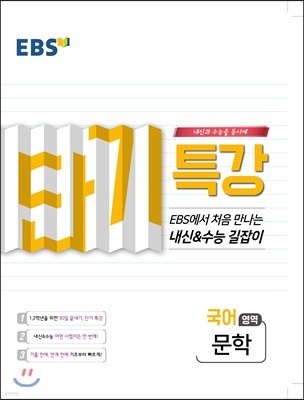 EBS 단기특강 처음 만나는 내신과 수능의 길잡이 문학 (2020년용)