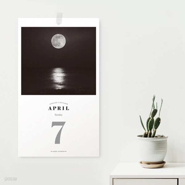 [365 days 일력] 2019 The Moon Daily Calendar