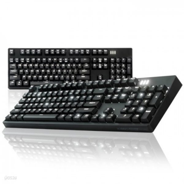 ABKO HACKER K660 단일 LED 에디션 카일광축 축교환 완전방수 게이밍 (블랙, 클릭)