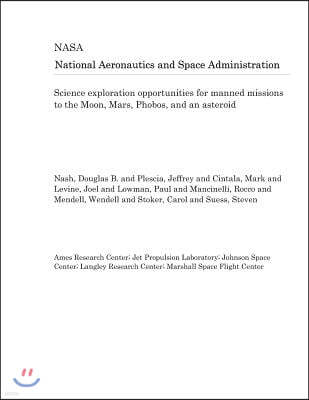 Science Exploration Opportunities for Manned Missions to the Moon, Mars, Phobos, and an Asteroid