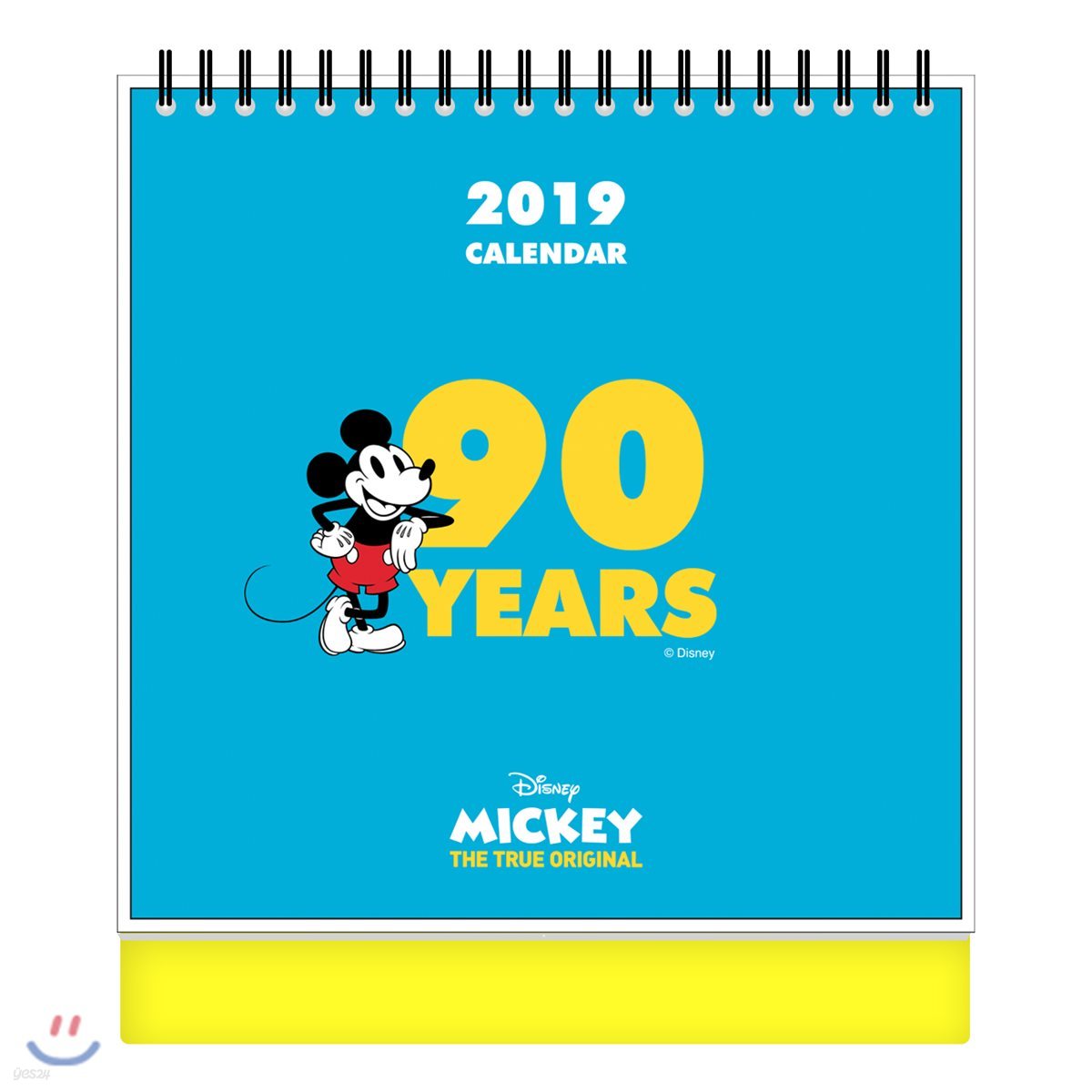 미키 마우스 90주년 기념 탁상달력 2019